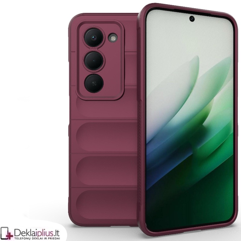 Magic Shield guminis dėklas su kameros apsauga - bordo spalvos (Xiaomi Redmi 15 5G) Magic Shield guminis dėklas su kameros apsauga - bordo spalvos (Xiaomi Redmi 15 5G)